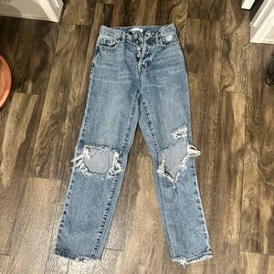 PacSun high rise straight jeans